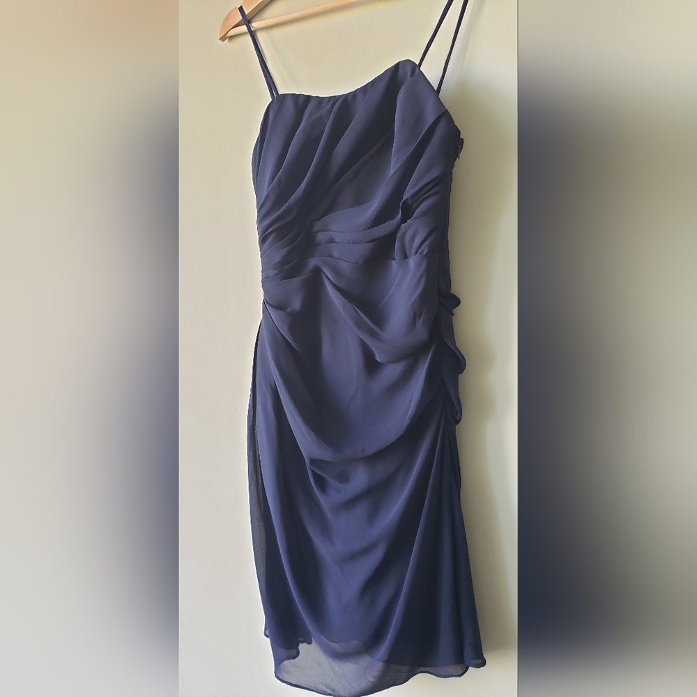 Wtoo By Watters & Watters Navy Blue Dress - 6